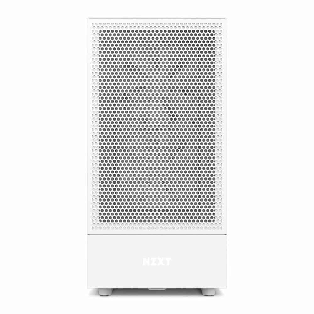 (image for) NZXT H5 Flow RGB White Mid Tower Tempered Glass Gaming Case